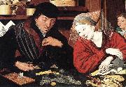 Marinus van Reymerswaele The Banker and His Wife Germany oil painting artist